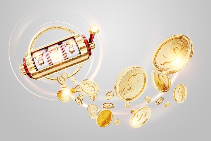 Mobile phone screen showing Money Train slot with live casino and sportsbook tabs visible